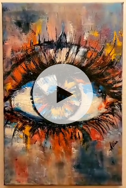 ArteDiAlina.com painting: Watching you